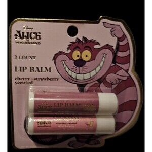 Alice In Wonderland Lip Balm Collection Limited Edition Cheshire Cat Cherry NWT